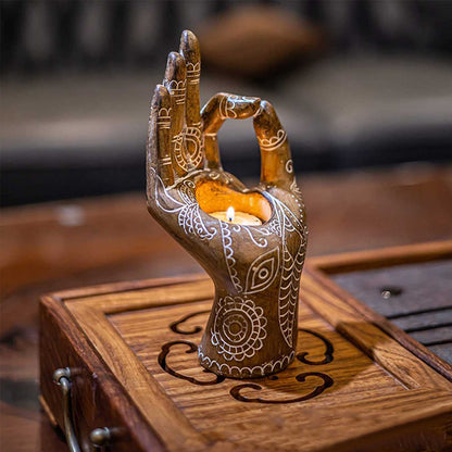 Buddha Hand Kynttilänpidin