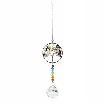 Elämän puu Crystal Suncatcher