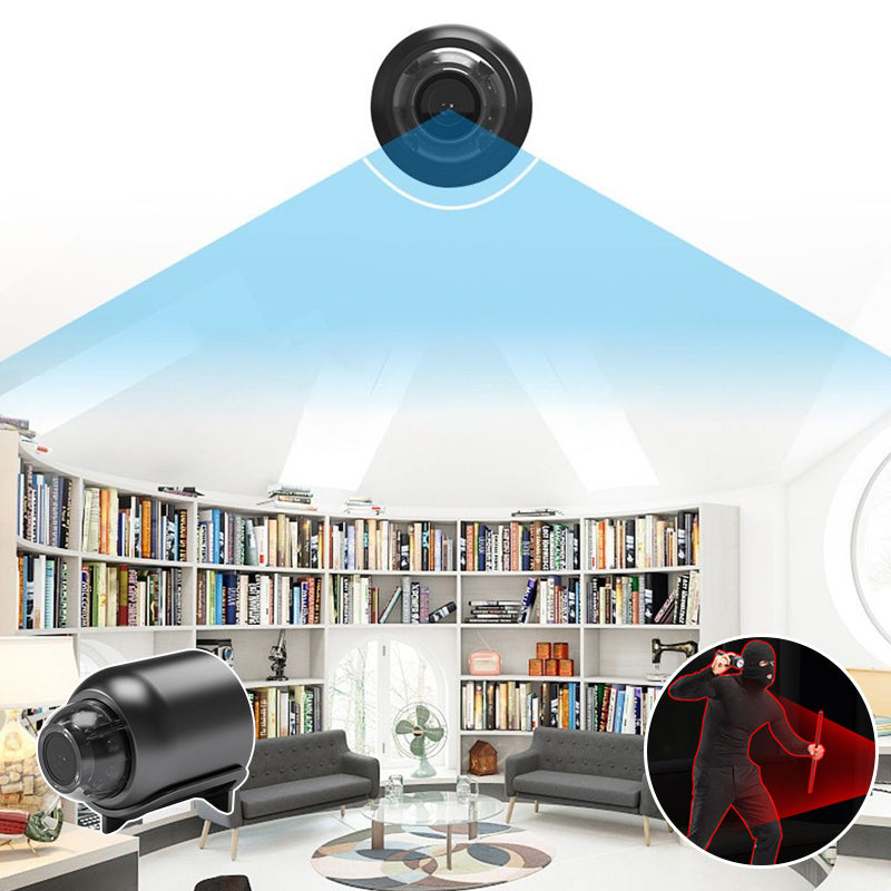 Kompakti Turvakamera 1080p HD Wifi Liiketunnistuksella