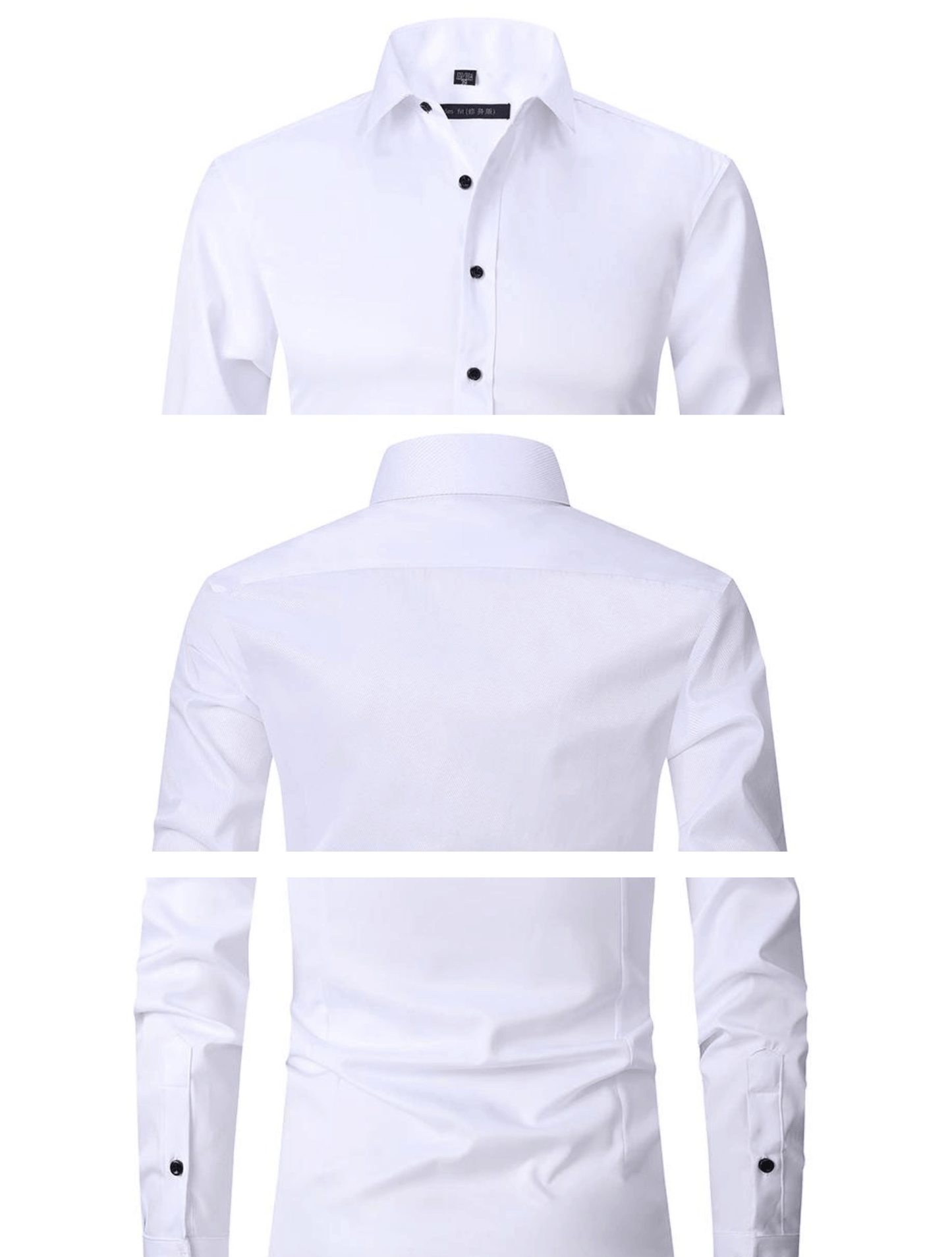 Miehet Anti-Wrinkle Slim Fit pukeutua paita