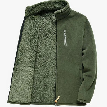 Miesten Fleece vuorattu vetoketjullinen takki
