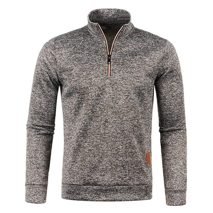 Miesten Turtleneck Half vetoketju huppari