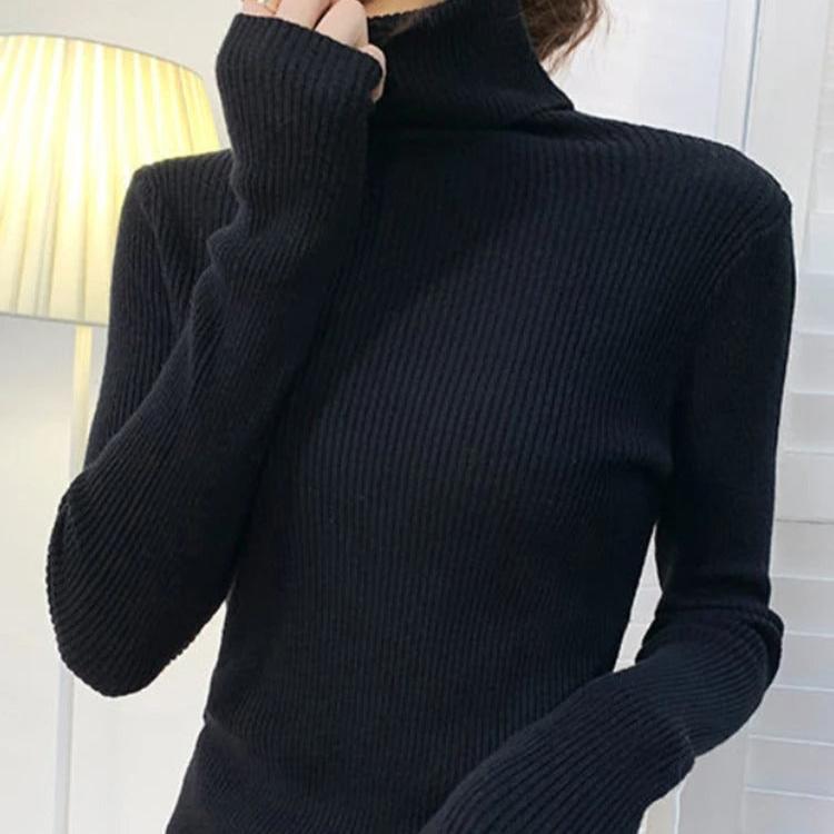 Naisten Kashmir Turtleneck Villapaita