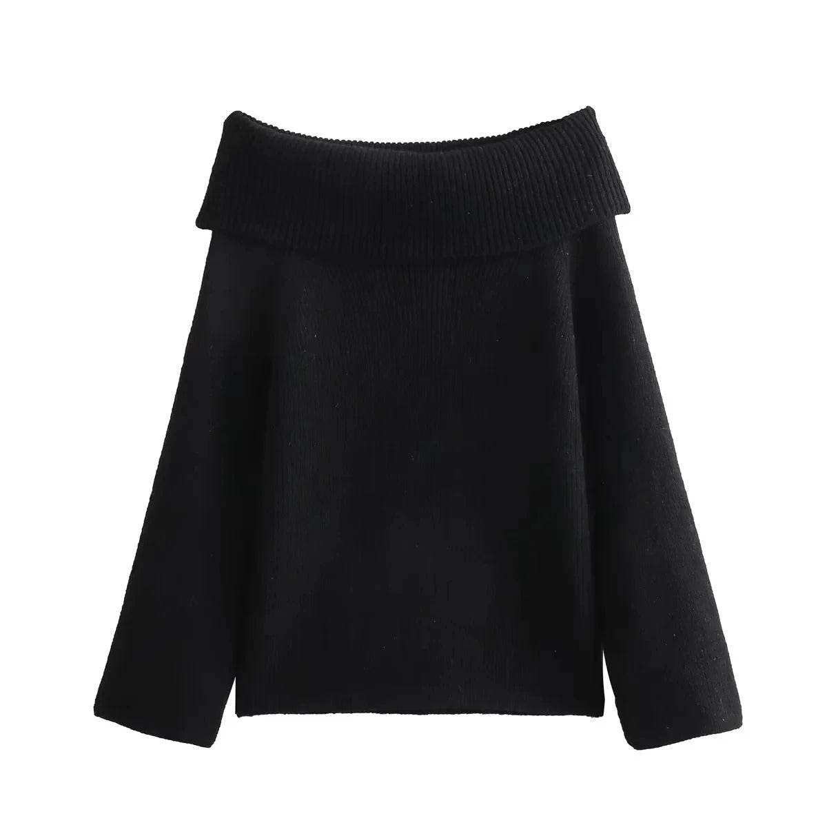 Naisten Off Shoulder Neuletakki