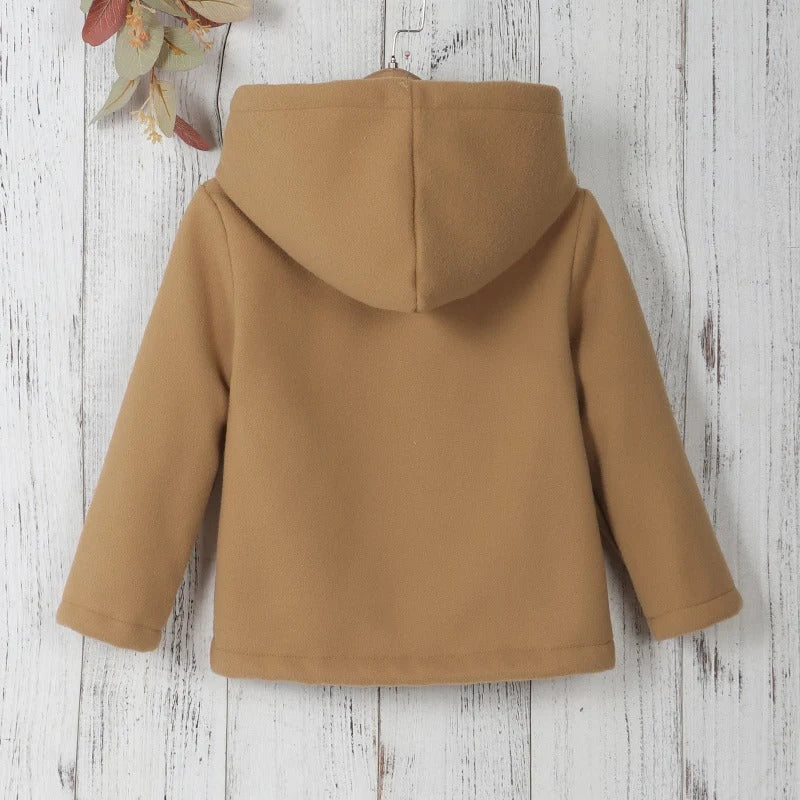 Tytön paksu fleece talvitakki